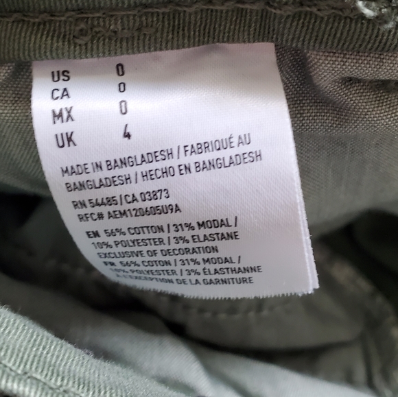 🌵AMERICAN EAGLE Size 0 Twill Shorts - Picture 5 of 5